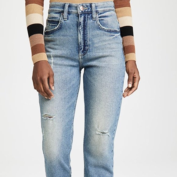 NWT Lee Vintage Modern High Rise Straight Leg Ankle Jeans - Size 29 (8) - Picture 1 of 16